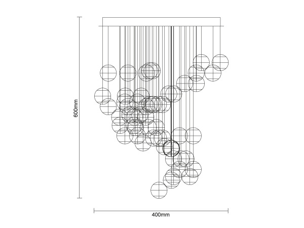 AVARA kristálycsillár 24W - N3030 6