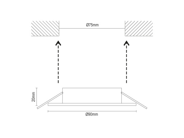 Keret GU10-hez - SR006 5