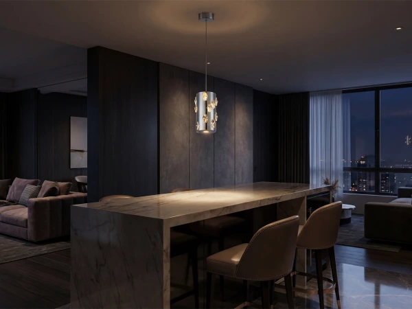 CLARIS závesná krištáľová lampa 120 - V30001 1