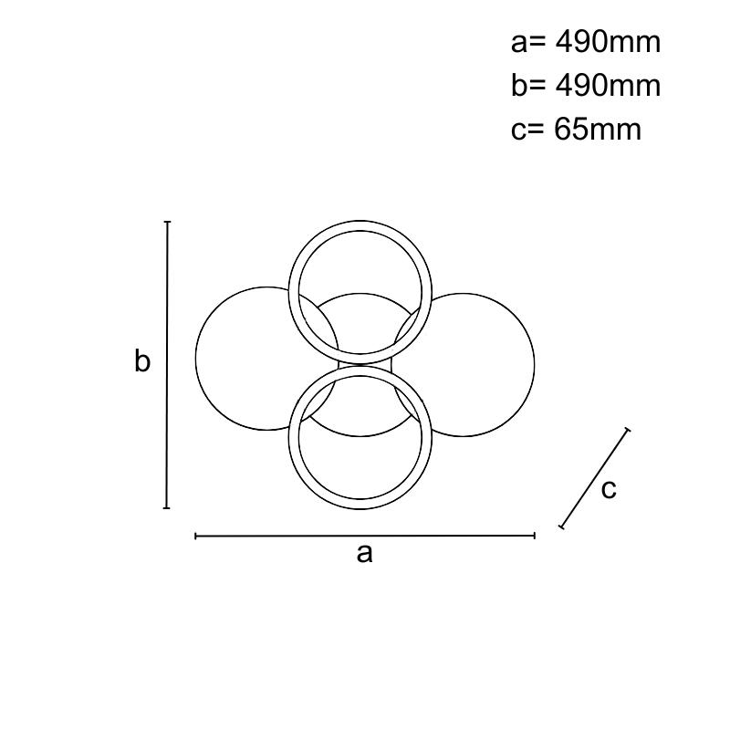 LED világítás + távvezérlő 70W - TB1307/W