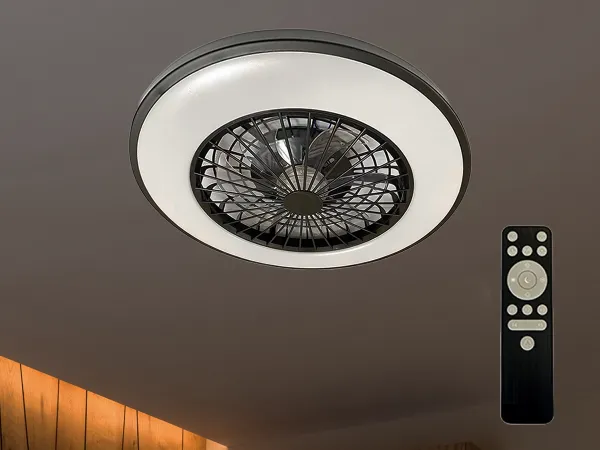 LED mennyezeti lámpa OPAL + mennyezeti ventilátor + távvezérlő 48W - LCL6341