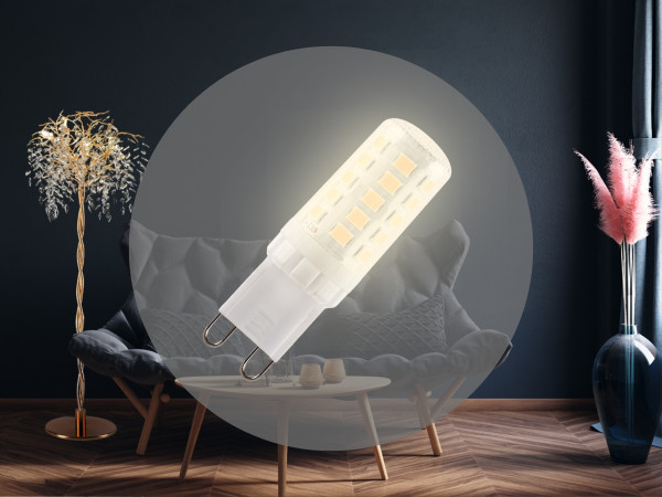 LED izzó 3,9W - G9 / SMD / 2800K - ZLS614 1