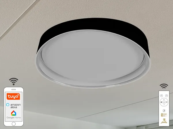 LED mennyezeti lámpa OPÁL + távvezérlő + Wifi 48W - LC902YB