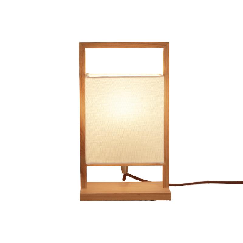 Asztali lámpa tömör fa E27 / 60W - WRE181