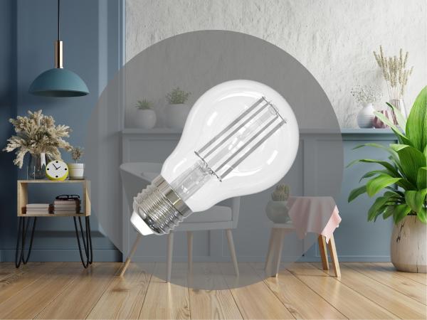 LED Filament FEHÉR 7,5W - A60 / E27 / 3000K - ZWF101