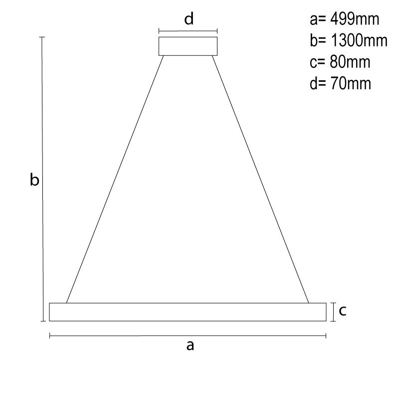 LED luxusos függesztett kristálycsillár + távvezérlő 80W - TA2302/W