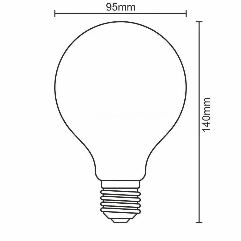 LED Filament 12W - G95 / E27 / 2000K - ZLF911DV