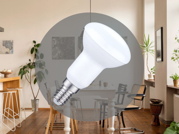 LED izzó 6W - R50 / E14 / SMD / 4000K - ZLS225 1