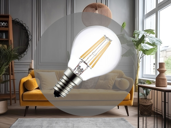 LED izzó 6W - G45 / E14 / SMD / 4000K - ZLF823 1