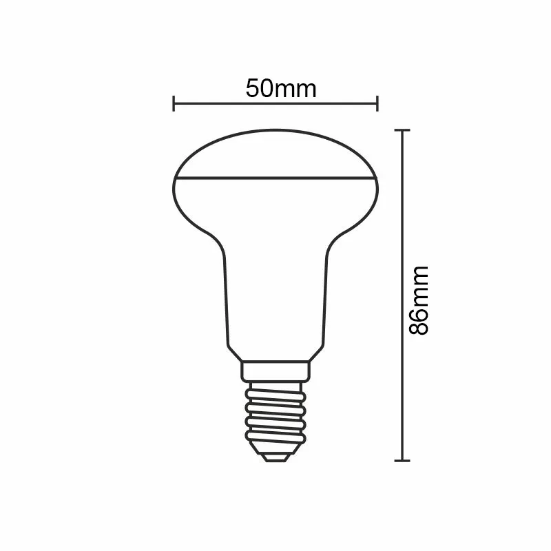 LED izzó 6W - R50 / E14 / SMD / 4000K - ZLS225 3