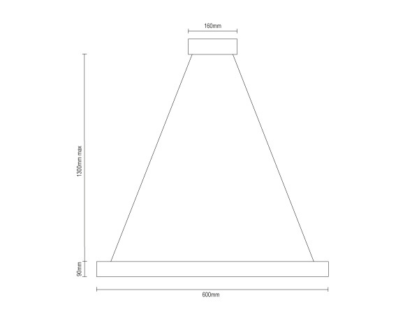 LED függesztett lámpa + távirányító 80 W – J4391/W 8