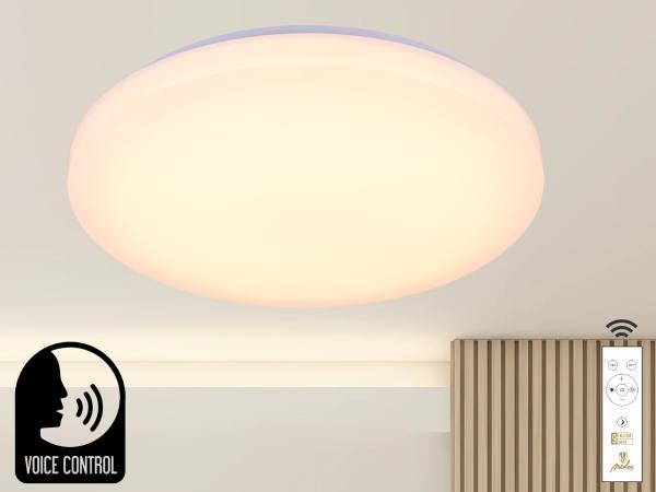 LED mennyezeti lámpa OPAL + távvezérlő + hangvezérlés 48W - LC902SV 1