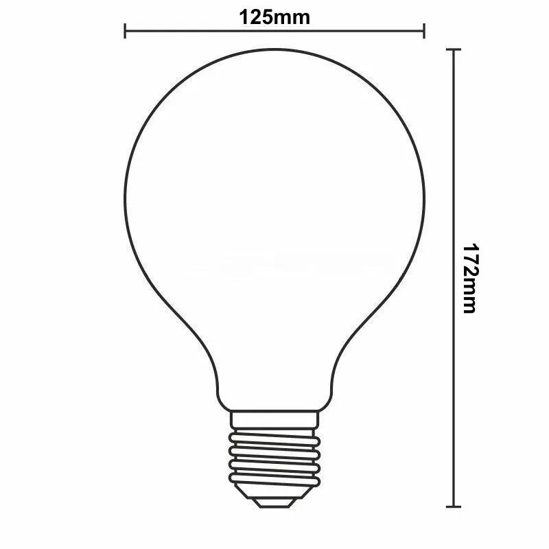 LED Filament 11W - G125 / E27 / 4000K - ZLF923D