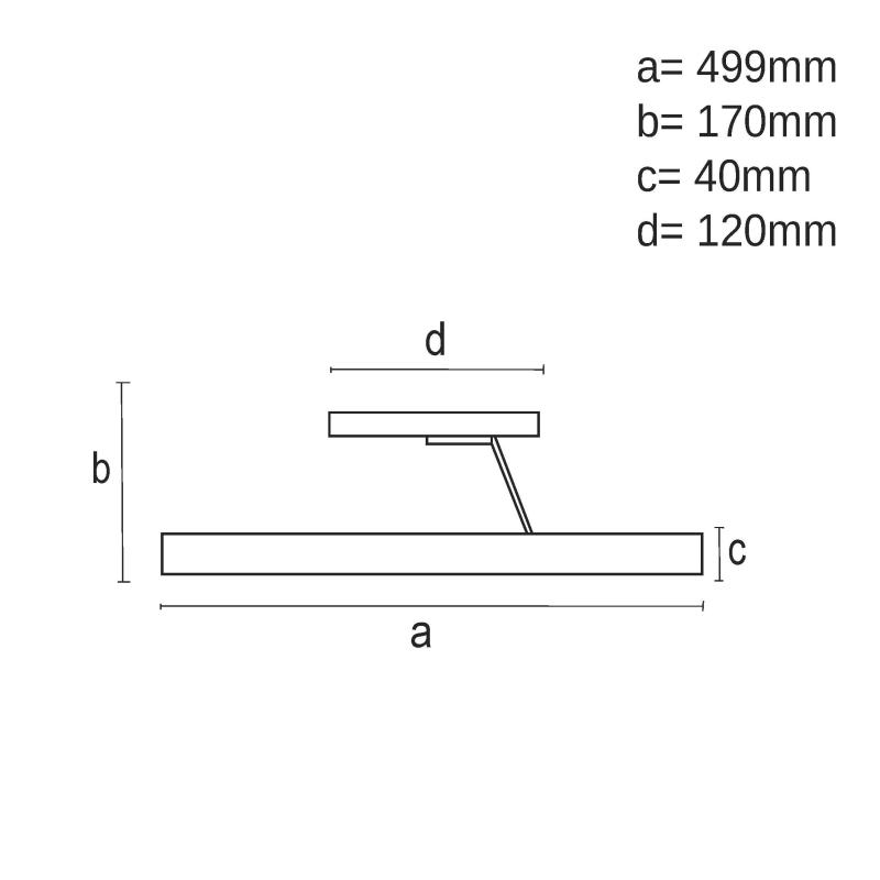 LED mennyezeti lámpa + távvezérlő 40W - TA1313/B