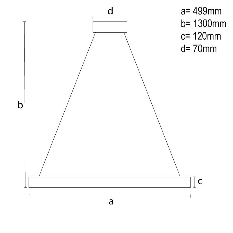 LED luxusos függesztett kristálycsillár + távvezérlő 80W - TA2303/B