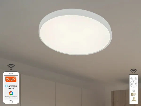 LED mennyezeti lámpa OPAL + távirányító + Wifi 48W - LC902AS/WH 1