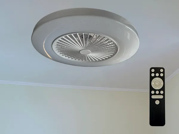 LED mennyezeti lámpa + mennyezeti ventilátor STAR + távvezérlő 72W - LCL6350