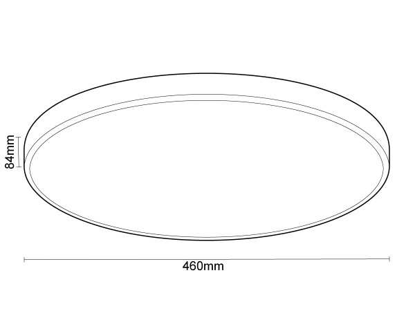 LED mennyezeti lámpa OPAL + távirányító + Wifi 48W - LC902AS/WH 6