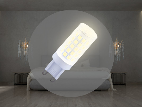 LED izzó 4,6W - G9 / SMD / 2800K - ZLS615 1