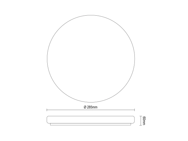 LED mennyezeti világítás OPÁL 18W / SMD / 4000K - LCL422S 4