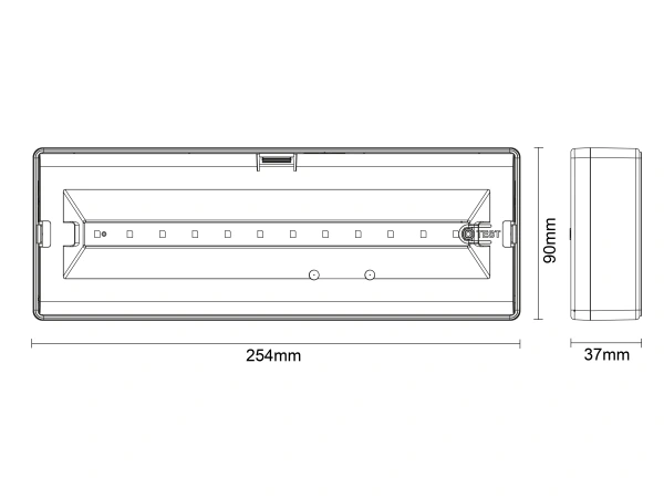 LED készenléti világítás 6W / 3 óra / IP20 – LEL404A 6