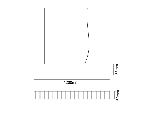 LED lineáris lámpa 55W - LN70 7