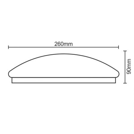 LED mennyezeti világítás OPÁL 12W / SMD / 4000K - LCL421