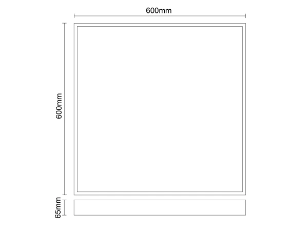 LED mennyezeti panel 40W / 600x600 / CCT / WH / UGR19 - PL531 10