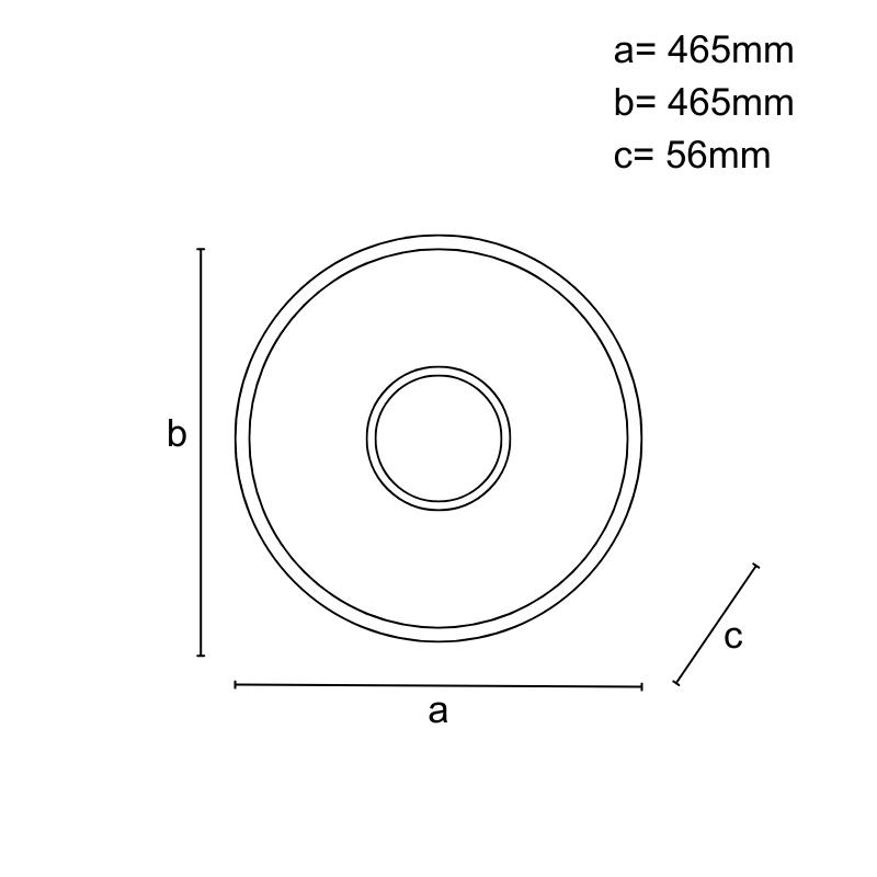 LED világítás + távvezérlő 90W - TB1308/W