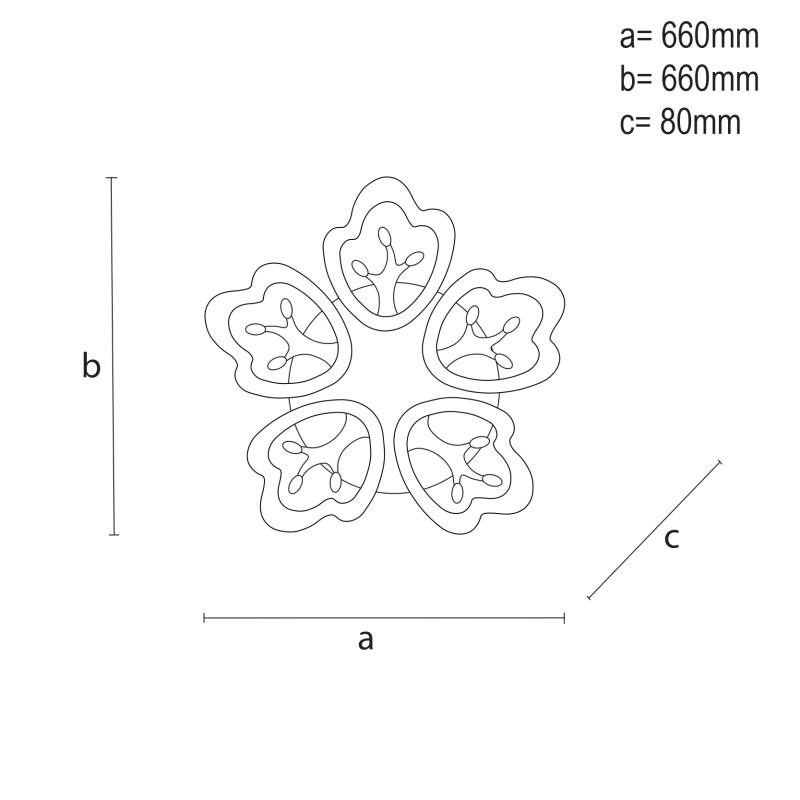 LED világítás + vezérlés 80W - J3330/W