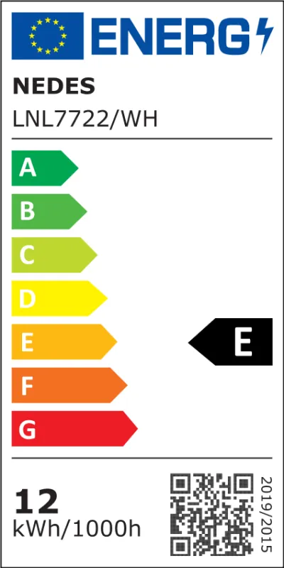 LED fürdőszobai lámpa 12W / IP44 / 4000K - LNL7722/WH 14