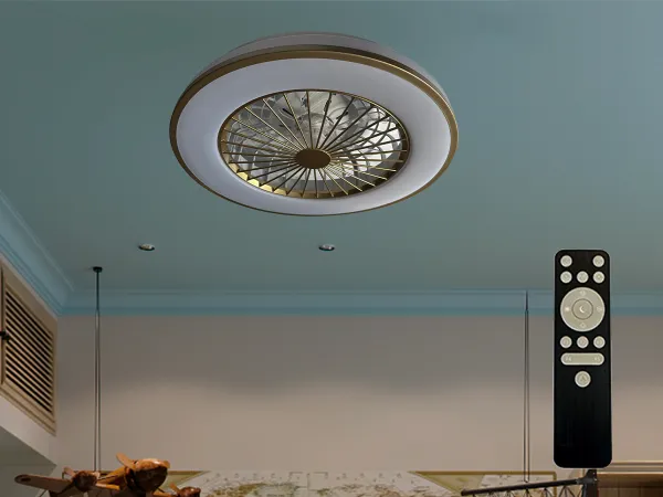 LED mennyezeti lámpa OPAL + mennyezeti ventilátor + távvezérlő 48W - LCL6347