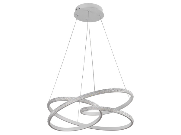 LED függesztett lámpa + távirányító 80 W – J4389/W 2