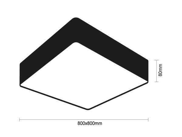 LED mennyezeti lámpa 215W - CL7232 7