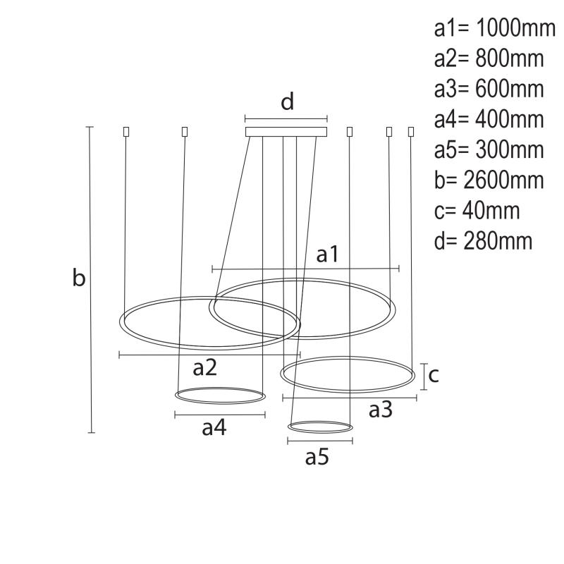 LED világítás + vezérlés 220W - J4372/G