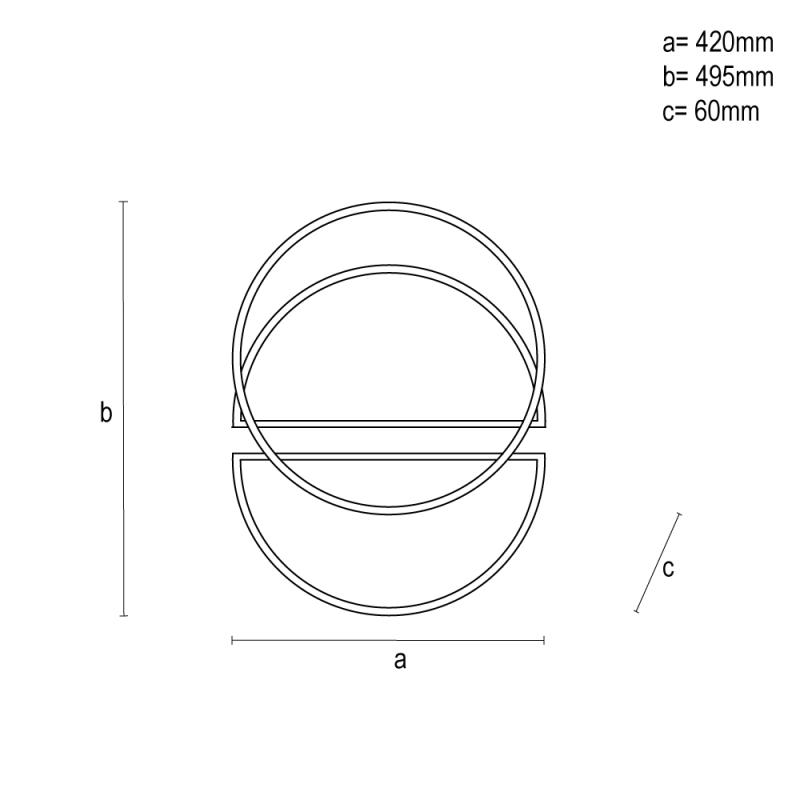 LED mennyezeti lámpa + távvezérlő 80W - TA1317/WB 12