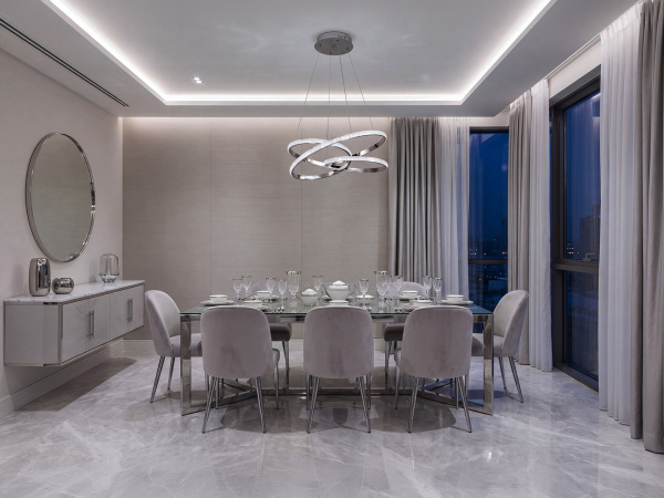 LED függesztett lámpa + távirányító 80 W – J4389/CH 1