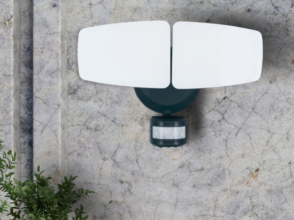 Kültéri szürke LED reflektor PIR érzékelővel 24W/3000K/4000K/6000K - LFX225