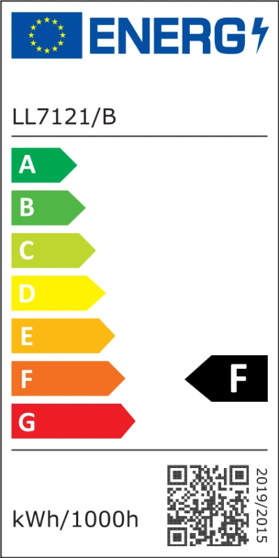 LED fürdőszobai lámpa 15 W-os / IP44 / 600 / 4000 K – LNL7121/BK 10