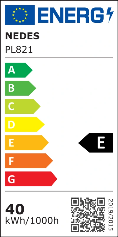 LED mennyezeti panel 40W / 595 / 4000K / WH / UGR19 - PL821 10