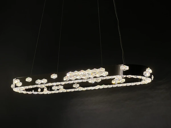 CLARIS závesný krištáľový luster 1100x320 - V30003 3