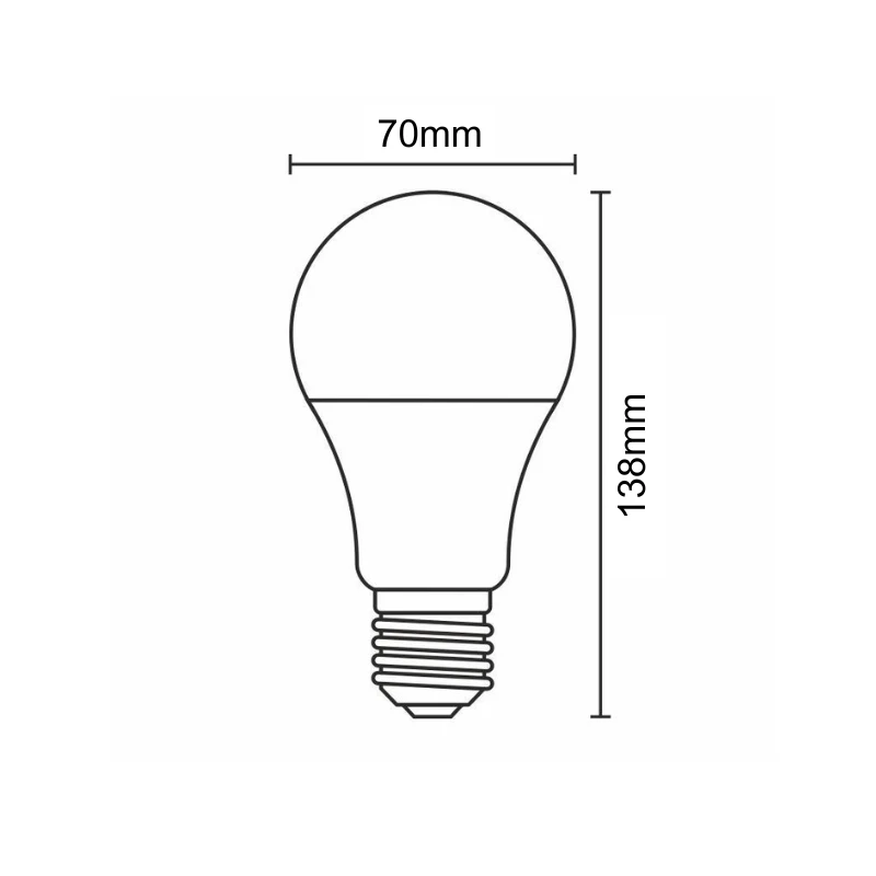 LED izzó 18W - A70 / E27 / SMD / 6500K - ZLS507 3
