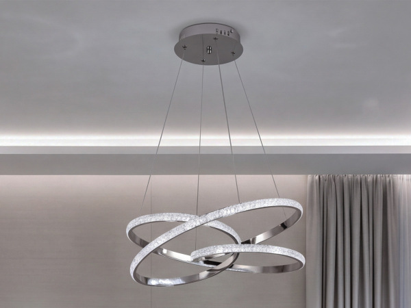 LED függesztett lámpa + távirányító 80 W – J4389/CH