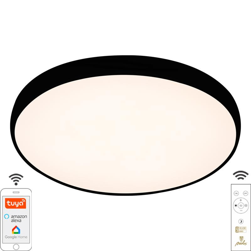 LED mennyezeti lámpa OPÁL + távvezérlő + Wifi 48W - LC902AS/BK 1