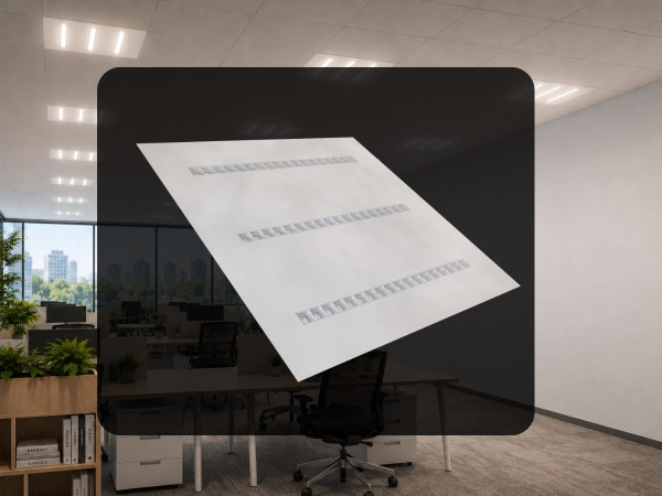 LED mennyezeti panel 36W / 595x595 / SMD / 4000K / WH / UGR16 - PL122