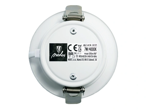LED beépített lámpa 7W / IP20 / 4000K - LDL523 3
