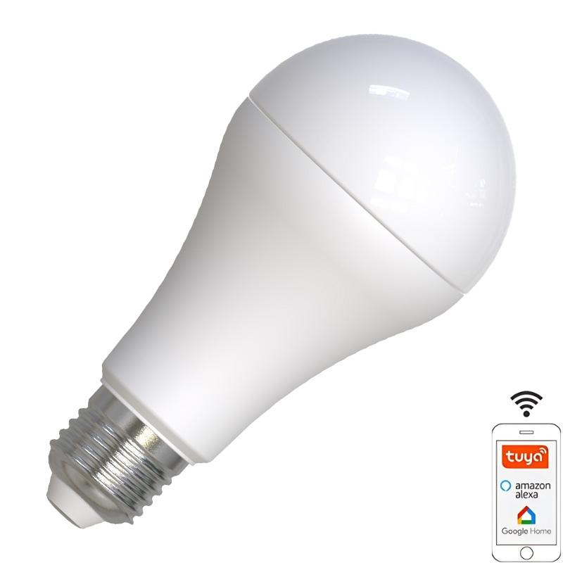 LED izzó WIFI 15W - A60 / E27 / CCT + RGB - ZLS535W