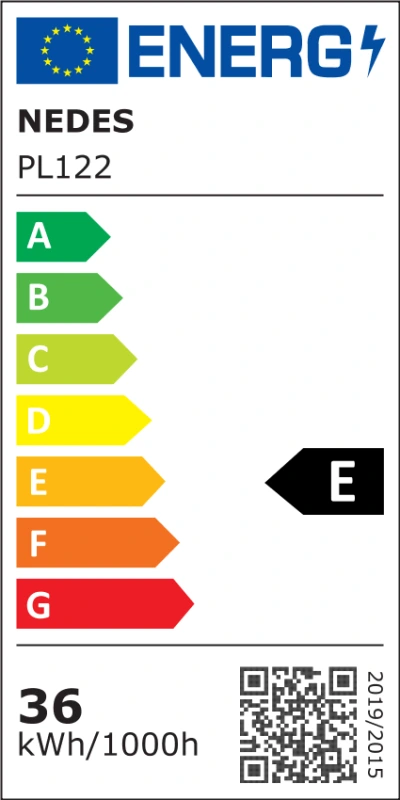 LED mennyezeti panel 36W / 595x595 / SMD / 4000K / WH / UGR16 - PL122 13