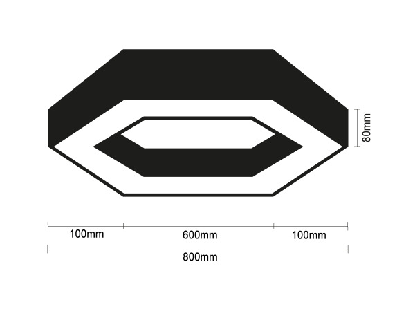 LED mennyezeti lámpa 70W - CL7632 7
