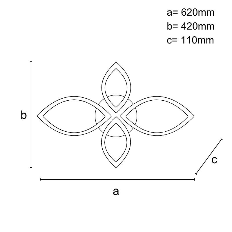 LED világítás + vezérlés 95W - J3348/W